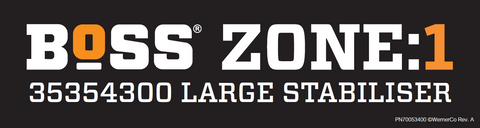 BoSS Zone 1 Large Stabiliser Label